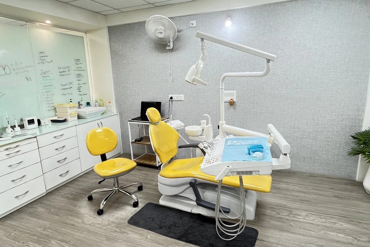 Private treatment room for urgent dental care at DENTIN Multispeciality Dental Clinic & Implant Center, HSR Layout Bengaluru