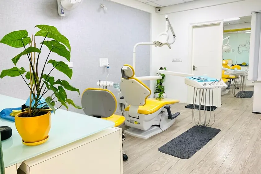 Private dental treatment room at DENTIN Multispeciality Dental Clinic & Implant Center, HSR Layout Bengaluru
