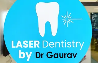 Laser dentistry by Dr. Gaurav at DENTIN Multispeciality Dental Clinic & Implant Center, HSR Layout